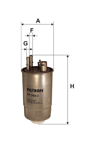 Filtron Pp966/2 Yakıt Filtresi Filtron Pp966/2 Yakıt Filtresi