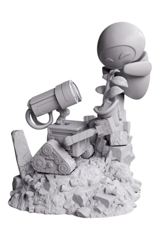 Premium Chibi Wall-e Ve Eve Figürü Pixar Koleksiyonu