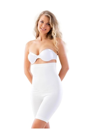 Pastimore Uzun Paçalı Beyaz Korse Beyaz