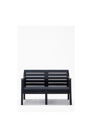 Lara 2'li Koltuk Mindersiz Balkon&teras Bahçe Koltuk / Antrasit