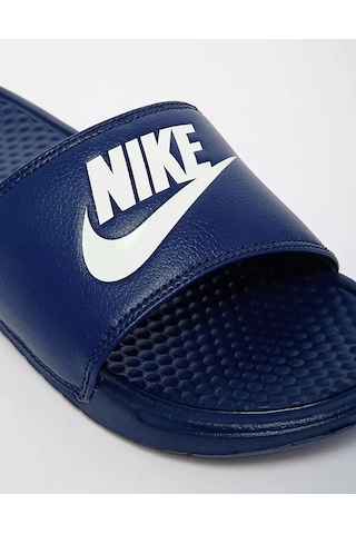 Nike Futura Benassi Slide Hard Blue Unisex Tek Bantlı Tek Bantlı Lacivert Lacivert