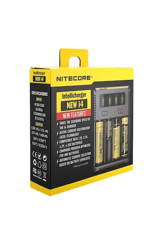 Nitecore New İ4 İntelli Charger Li-ion / Nı-cd / Nı-mh Pil Şarj