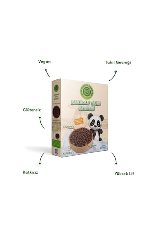 Glutensiz Fabrika Glutensiz Kakaolu Tahıl Gevreği 250 G