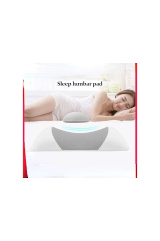 1pcs Uyku İçin Bel Desteği Yastık Bellek Köpük Geri Bel Desteği