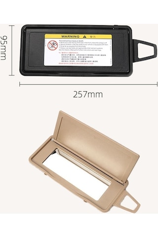 Sones Mercedes-Benz S Class W220 1998-2005 Araba Ön Sıra Sol Güneşlik Makyaj Aynası Gri