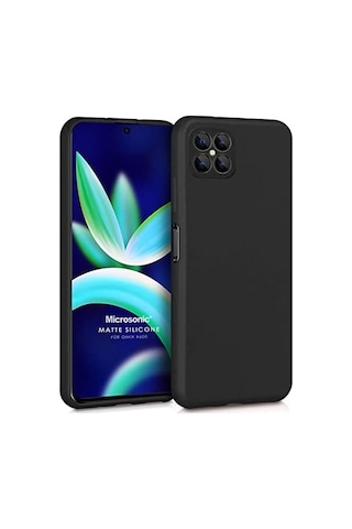 Matte Silicone Omix X600 İçin Kılıf Siyah X600 İle Uyumlu Kılıf - Siyah 50 x 22