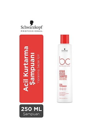 Bc Bonacure Repair Rescue Saç Yüzeyini Pürüzsüzleştirici Onarıcı Şampuan 250ml