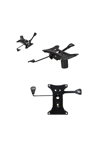 Ofis Koltuğu İçin Çift Kol Metal Şase Tilt Mekanizma 15x25cm