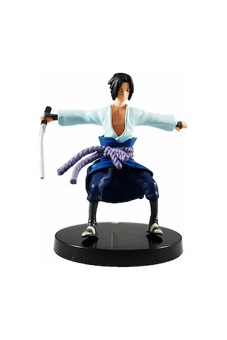 Naruto Actıon Fıgure - Anıme Manga Figür Biblo - 10 CM - Sasuke
