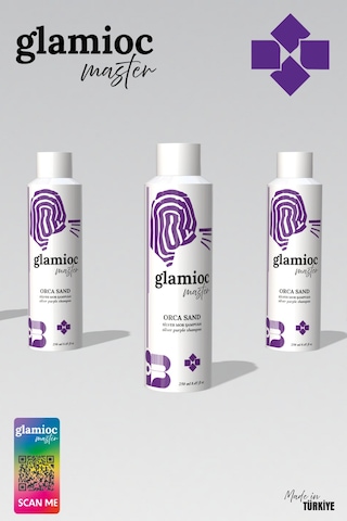 Mioc Kozmetik Glamioc Master Orca Sand Silver Mor Şampuan