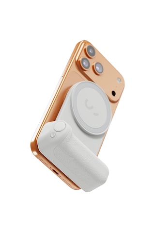 Snapgrip Pro - Kablosuz Deklanşör Düğmesi İle Mobil Pil Tutacağı - Manyetik Montaj Herhangi Bir Telefona Takılır - Qi 2 Kablosuz Şarjlı Dahili Powerbank - Masaüstü Yuvası Taş Çok Renkli