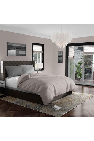 Kaymaz Taban Yıkanabilir Halı Mutfak, Salon, Yatak Odası İçin Modern Dijital Baskı Halı Slnhalı58 - 230 Çok Renkli