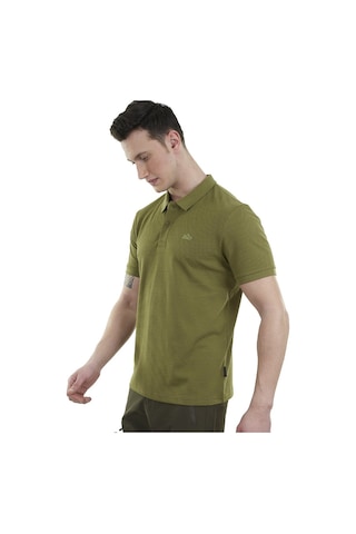 Alpinist Edge Erkek Polo T-shirt Haki 001