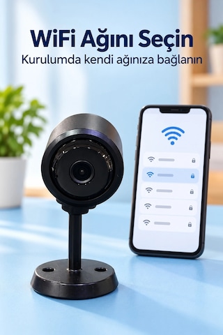 Kargo Telefon Bağlantılı Wifi Güvenlik Kamerası Najmaddin Belirtilmemiş