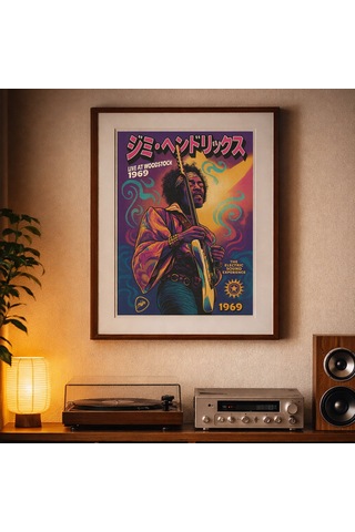 Jimi Hendrix Limited Edition Pop Art Poster