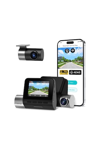 70mai 2.7k Araç Kamerası Ön Ve Arka A500s, Arabalar İçin Çift Araç Kamerası, App'li Araç Kamerası, Sony Imx335, Adas, Dahili Wifi Gps, 2'' Ips Ekran, Wdr, Gece...-122151