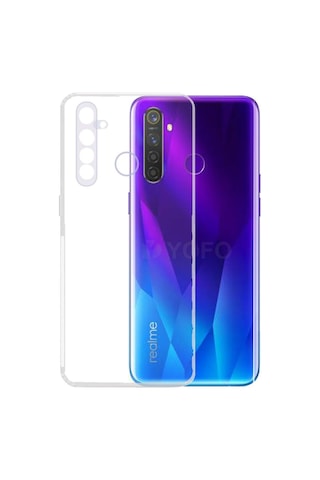 Adige Realme 5 Pro Kılıf Kamera Korumalı Süper Silikon