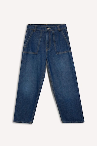 DeFacto Erkek Çocuk Wide Leg Geniş Bol Paça Jean Pantolon C4539A824AUNM28 Mavi