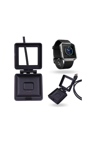 Butu Fitbit Blaze Akıllı Spor Saati İçin USB Güç Kablosu Pil Şarj Yuvası