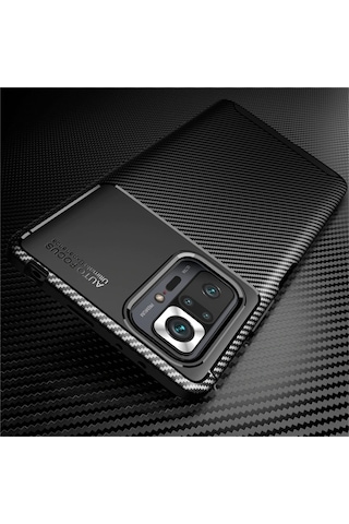 Xiaomi Redmi Note 10 Pro Kilif Tasarim Karbon Silikon Kapak 484827026