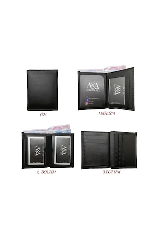 Kişiye Özel Hediyelik Erkek Cüzdan Kartlık Kemer Seti (461856841) Siyah Hayır Istemiyorum