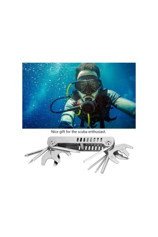 Profesyonel Diver Aracı Kiti 8 In 1 Tüplü Dalış Dalgıç Seçme Valfı Onarım Çoklu Takım Seti Scuba Dalış Regülatörleri Scuba Dişilini Onarma Ve Ayarlama