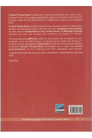 Turkish Phrase Book Turkish Language Self Study Products Book I Cd İlaveli