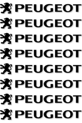 Peugeot Kapı Kolu Sticker Yapıştırma 8 Adet