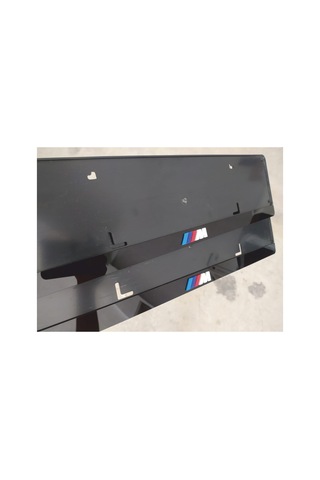 Bmw M Logolu Lüx Pleksi Plakalık 2 Adet 3d Piano Black Lazer Kesim - 660764734