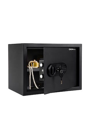 Doras 30eıs Elektronik Şifreli Ve Anahtarlı Çelik Kasa / 30 Se...