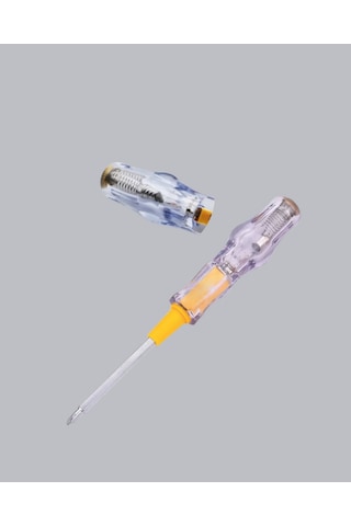 Cosmotex Elektrik Test Kalemi Neon Işıklı Nikel Kaplama 110-220v Dirençli