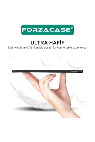 Forzacase Apple Uyumlu iPad  Mini A17 Pro Tablet İle Silikon Kılıf Siyah - Fc155 Arka Kapak