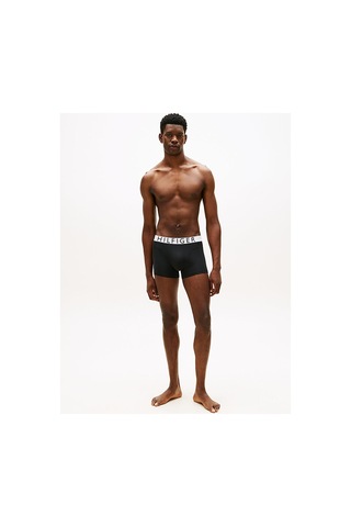 Tommy Hilfiger Erkek Cooling Tech Trunk Wb 3'lü Boxer Seti-16227 Siyah