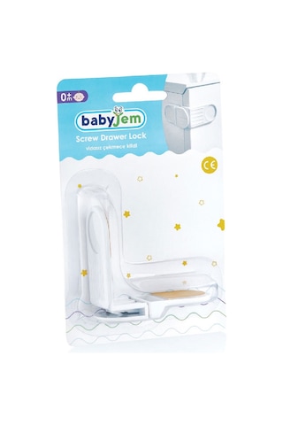 Babyjem Art-080 Vidasız Çekmece Kilidi Çok Renkli