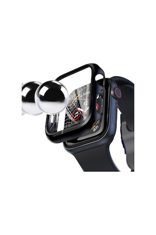 Apple Uyumlu Watch  2 3 4 5 6 Seri 42mm Ekran Koruyucu Kılıf Cam 360 Derece Tam Koruma