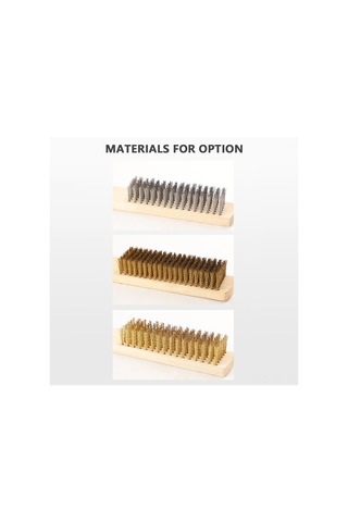 Skycity 12 Adet Fırça Seti: Ahşap Saplı Bakır Kaplama Tel Fırçalar - Pas Kaldırma, Taşlama Ve Temizlik İçin Uygun