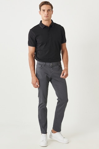 Ac&Co / Altınyıldız Classics Erkek Antrasit 360 Derece Her Yöne Esneyen Rahat Slim Fit Pantolon 4A1400000002ATR56