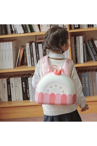 Zoyzoii B8 Dream Roll Cake Kapli Kek Serisi Çocuk Okul Sırt Çantası