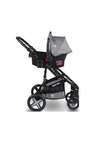 Maxi Taxi Fast Pro Alüminyum Travel Sistem Bebek Arabası - Cotton Grey