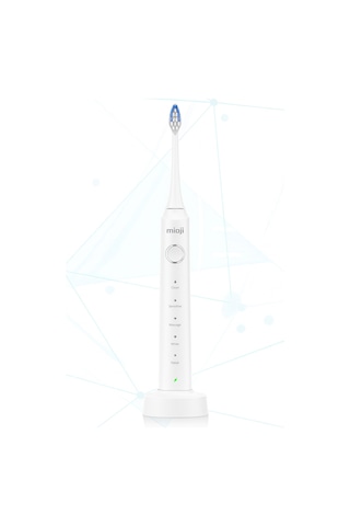 Mioji Oral B6 Care Şarj Edilebilir Diş Fırçası Beyaz + 3 Yedek Fırça Başlık + Seyahat Kutusu + Şarjlı Ağız Duşu
