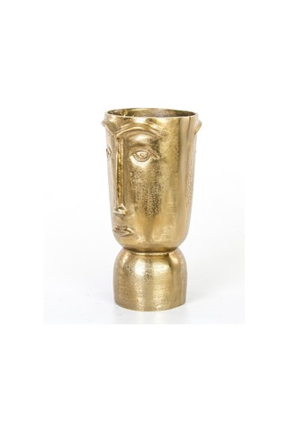 Euro Flora Metal Surat Vazo 16.5x37 Cm Dore