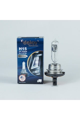 Delco U.s.a H15 Halogen Ampul 24 Volt 20/60w Pgj23t-1 10 Adet