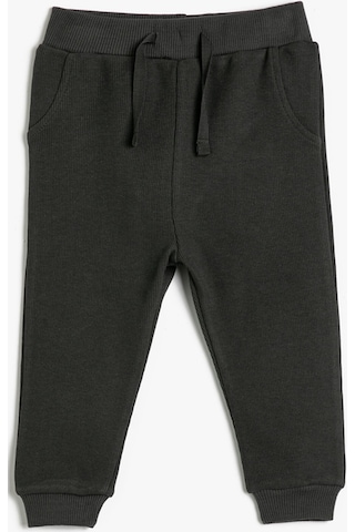 Koton Basic Jogger Eşofman Altı Beli Bağlamalı Kaşkorse Pamuklu Antrasit 4wmb40083tk 4WMB40083TK931 Antrasit