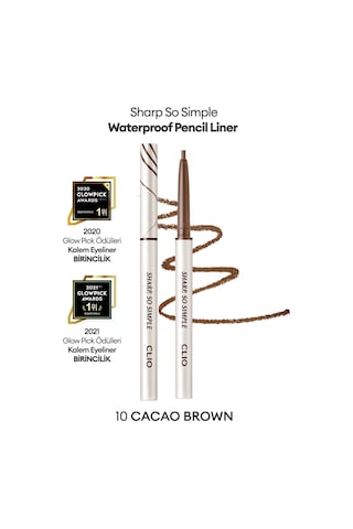 Clıo Sharp So Simple Waterproof Pencil Liner 10 Cacao Brown