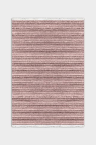 Lidya Bej / Füme Pamuk Dokuma Yumuşak Halı Kaymaz Tabanlı, Kolay Temizlenen, Modern Tasarım Kilim Bej