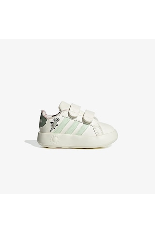 adidas Grand Court Dıno Cf I Bebek Beyaz Spor Ayakkabı Jı3898 Beyaz