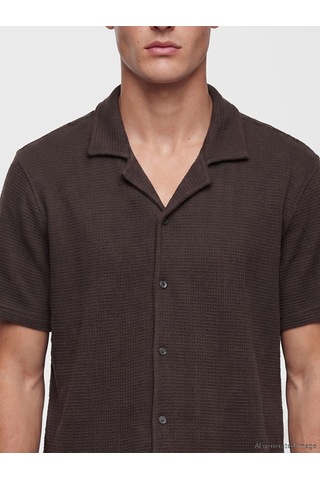 Lcw Vision Kahverengi Regular Fit Erkek Gömlek