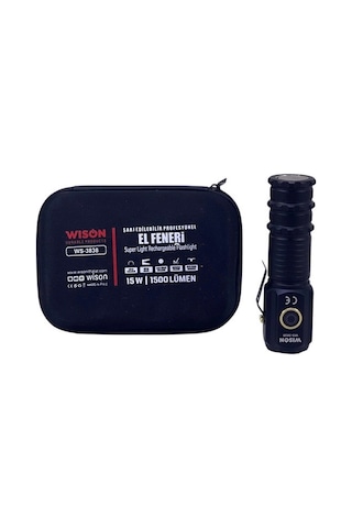 Ws-3838 1500 Lümen Mıknatıslı Usb Şarjlı El Feneri Belirtilmemiş