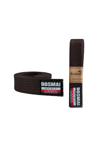 Dosmai Aikido Karate Tek Dolama Kuşak Kahve 200 CM Tk245 Kahverengi