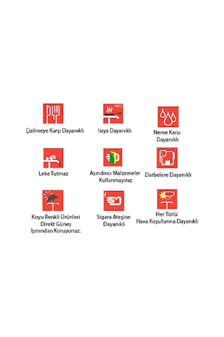 Japon Werzalit - Takviyeli Sandalyeli Masa Takımı 80x140 - Akçaağaç - Akçaağaç